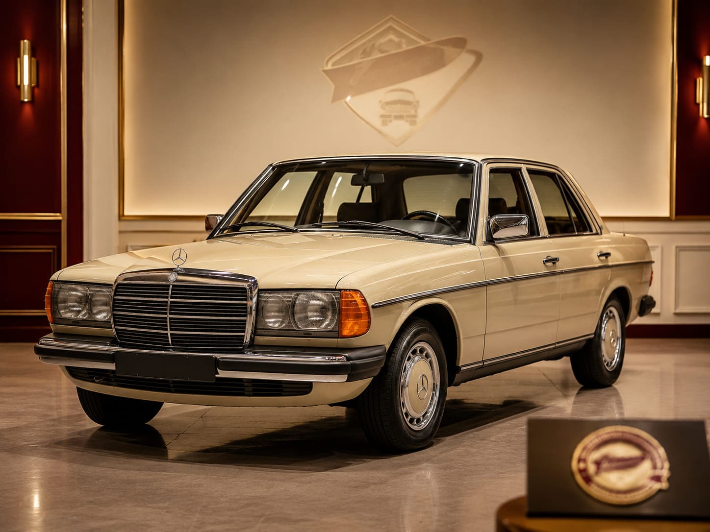 Mercedes-Benz clássica em contexto de veículo de coleção