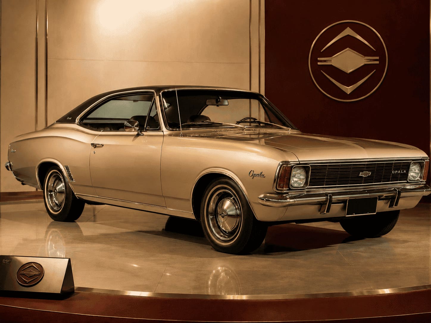 Chevrolet Opala clássico em contexto de veículo de coleção